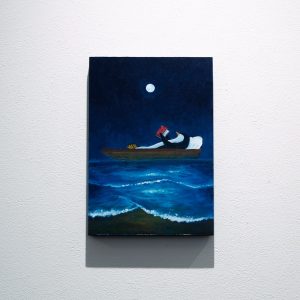 nanaki jun「ゆらりゆらりと 本のせかいか 夢のせかいか」