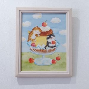 のりしろ「プリンの上で待ちぼうけ」